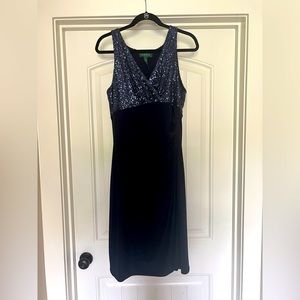 Navy Blue Cocktail Dress